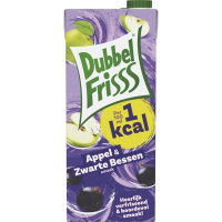 DubbelFrisss Appel Zwarte Bessen Sap   1.5 L