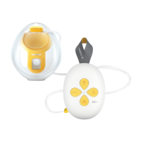 Medela Solo handsfree elektrische borstkolf   enkelzijdig   draagbaar   transparant/geel   inclusief oplaadbare batterij