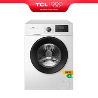 TCL wasmachine, 8 kg, BLDC motor, stoomwas, snelle was 15 min, kinderslot, honingraattrommel, 1400 RPM, [energieklasse A] FF2408WA2