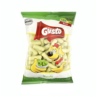Gusto wasabi maïspuffs   pittige wasabi maïssnack (80 g)