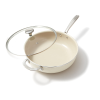 Redchef Gemstone Aluminium II 28 cm diepe koekenpan beige
