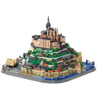 WANGE Mont Saint Michel   Normandië, Frankrijk bouwstenenset voor hobbybouwers