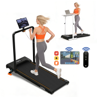 Lichico Walking Pad Loopband met 0 9% helling, Onderbouwbare loopband met 40 x 100 cm hardoppervlak en slimme app afstandsbediening, Hardapparaat met een maximaal draagvermogen van 130 kg voor thuis