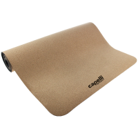 Capelli Sport antislip yogamat van TPE schuim met kurk, extra dik 61 x 183 cm, grote maat, unisex, zweetbestendig, milieuvriendelijk, geschikt voor hot yoga en fitness
