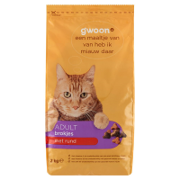 G'woon kattensnacks met vlees, zak, 2000 g