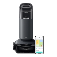 Eufy Omni S1 robotstofzuiger met dweilfunctie, 8000 Pa zuigkracht, alles in één basisstation, automatische hoogteverstelling, slimme obstakelvermijding, geschikt voor huisdierenhaar en harde vloeren