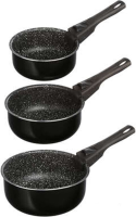 5Five Aluminium Kookpan Set   16 cm, 18 cm, 20 cm