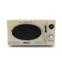 MELISSA Magnetron met grill | 800 W | 23 liter inhoud | 12 programma's | 5 vermogensstanden | Ontdooien | 60 minuten timer | Crème