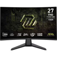 MSI MAG 274CF X24 27 inch Curved FHD Gaming Monitor – Rapid VA, 240 Hz, 0,5 ms, Adaptive Sync, Zwart