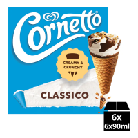 OLA IJs Cornetto Classico 6 Stuks 6 x 90 ml
