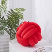 MEROPE, Polyester/Spandex knoopkussenbal, 28 cm, rood, 1 stuk