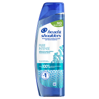 HEAD&SHOULDERS Pure Intense Hoofdhuid Detox Anti roos Shampoo   Met Zeemineralen   Tot 100% Roosvrij   250 ml