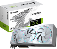 GIGABYTE NVIDIA GeForce RTX 5080 AORUS Master Ice, 16 GB GDDR7