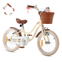 RoyalBaby+Kids fiets+ Aluminium EZ Stargirl+ Chocolade 16 inch, Nettogewicht 10 kg
