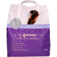 G'woon klontvormende kattenbakvulling, hygiënisch, 6 L