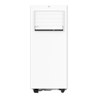 TCL 9000 BTU mobiele airconditioner, 3 in 1 AC koeling / ventilator / luchtontvochtiger modus, Alleen koelen, Afstandsbediening, Inclusief kit voor schuifraam, Energieklasse A