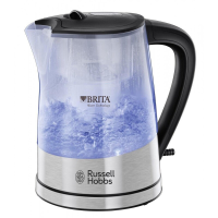 Russell Hobbs Purity Waterkoker, 1 Liter, BRITA MAXTRA+ Waterfilter, Uitneembaar Filter, Transparant, Blauw Licht, 2200 Watt, 22850 70