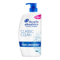 Head & Shoulders Classic Anti Roos Shampoo   1000 ml   Pomp