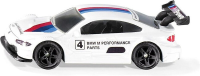 Siku BMW M4 raceauto model   1:55 schaal, blauw