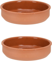 Excellent Houseware set terracotta tapasschaaltjes   2 stuks