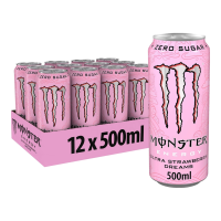 MONSTER ENERGY Ultra Strawberry Dreams energiedrank   12 x 500 ml
