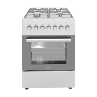 Wiggo WO E606A(XX) 60 cm vrijstaande gasoven inox energie A