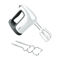 Tefal Prep'Mix+ HT4611   Handmixer   5 Snelheden   500 W   Inclusief Kloppers en Deeghaken