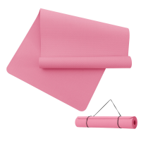 Miss Lulu Good Nite Yogamat Groot Extra Groot Yogamat 190 x 80 x 0,6 cm Antislip TPE Gymmat Sportmat Fitnessmat Trainingsmat Pilatesmat voor Yoga, Pilates en Work outs (Roze)