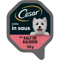 Cesar Premium Hondenvoer Kalkoen & Kalf Hoog Eiwit 150 g