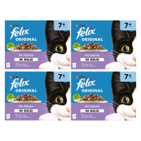 Felix Original premium kattenvoer mix 12 * 4 = 48 x 85 g