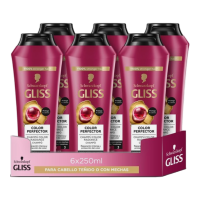 Gliss Kur Ultimate Color Shampoo 6 x 250 ml