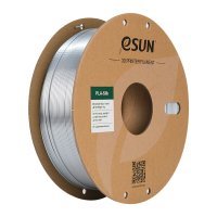 ESUN PLA Silk Zilver Filament 1,75 mm, Zijdezachte Textuur Glad Printen 3D Filamenten Voor De Meeste 3D Printers DIY Kunstwerk 1 kg (2,2 lbs) Spoel