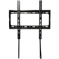 Universele vaste tv muurbeugel voor 32 55 inch tv's, max. VESA 400 x 400 mm, laag profiel 25 mm, belastbaar tot 50 kg, geschikt voor beton, baksteen en houten steunbalken