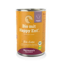 HERRMANN'S MANUFAKTUR biologisch hondenvoer voor gevoelige honden met eend, 400 g