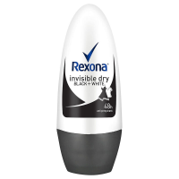 Rexona deodorant roller   onzichtbaar zwart & wit 50 ml