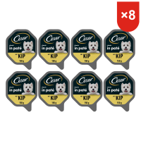 Cesar Classic natvoer voor honden kip 150 g * 8