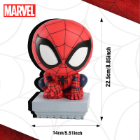 Marvel 1 st. Spider Man spaarpot, officieel gelicentieerde schattige cartoonspaarpot, 3D pvc beeldje, spaarvarken, spaargeldpot, verzamelbare bureaublad  en huisdecoratie, waterdicht en breukvast, handgemaakt ornament, cadeau