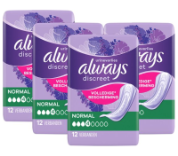 Always Discreet verband voor urineverlies dames normal   4 x 12 verbanden