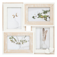 Atmosphera Fotolijst   MDF, 4 Foto's, Beige, 33,5 x 33,5 cm