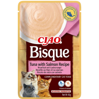 INABA Bisque Cat Tuna with Salmon Recipe.
