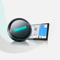 OTTOCAST OttoAibox P3 Pro CarPlay AI Box, Download elke app, Gesplitst scherm, HDMI uitgang, AI spraakassistent, Draadloze CarPlay & Android Auto, 8GB+128GB, Voor auto's met fabrieksmatige bekabelde CarPlay/Android Auto
