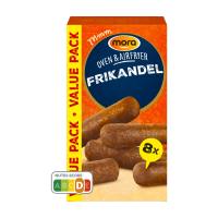 Mora O&A frikandellen   8 stuks