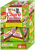 INABA Fun Bites kattensnacks kip wraps kip met pompoen