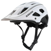DKONI HS 062 mountainbikehelm voor volwassenen   wit/zwart   M 54–58 cm