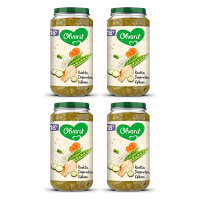 Olvarit Risotto erwten kalkoen babysnack 18 maanden+ 250 g * 4