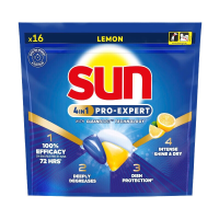 Sun 4 in 1 Pro Expert citroen vaatwastabletten 16 stuks