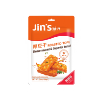 【Populair product】Jin Zai dikke gedroogde tofu met pikant verdovende smaak 108 g (bevat 5 kleine zakjes)