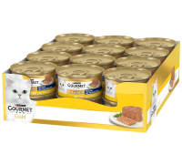 Gourmet Premium Kattenvoer in Blik Gold Eiwitrijk Kip 24 x 85 g