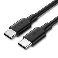 UGREEN USB Type C 2.0 Aansluiting gevlochten datakabel 2 m zwart