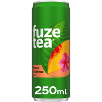 Fuze Tea Zwarte Thee Met Perzik & Hibiscus   250 ml